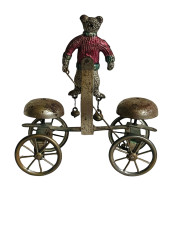 TEDDY BEAR BELL TOY BY WATROUS