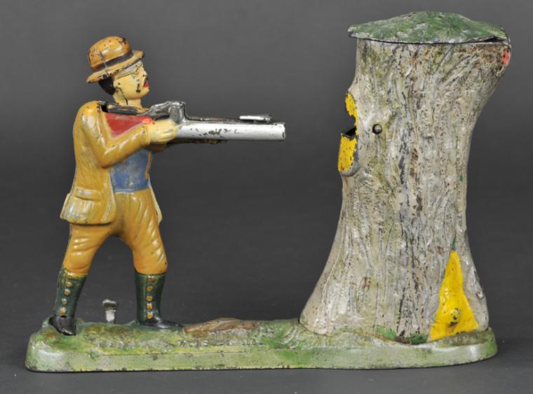 TEDDY & THE BEAR MECHANICAL BANK