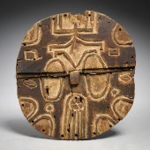 TEKE PEOPLES, DISC MASK 20th c