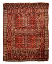 Teke Turkmen Rug four rectangu