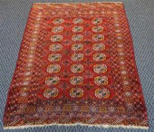 TEKKE BOKHARA RUG, 4 FT 9 IN X