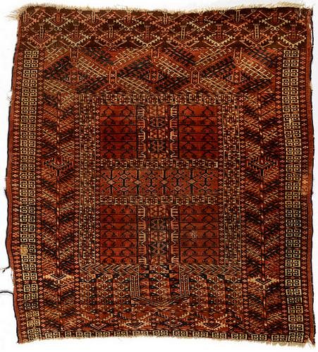 TEKKE ENGRI AREA RUG, 53 1/2" X