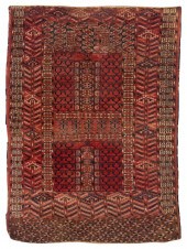 TEKKE ENSI RUG: 3’7” X 4’9” LA