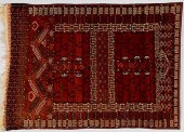 TEKKE HATCHI AREA RUG, C. 1930