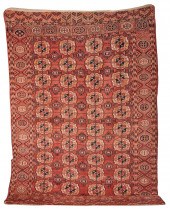 TEKKE MAIN CARPET, TURKESTAN,