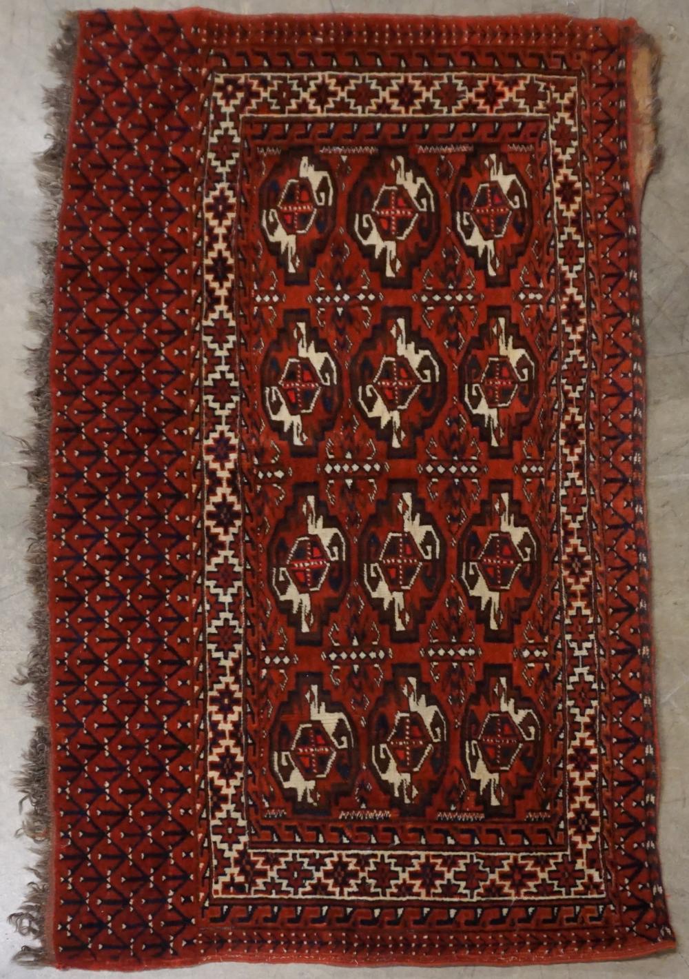 TEKKE TURKOMAN BAGFACE, 4 FT 1 IN X
