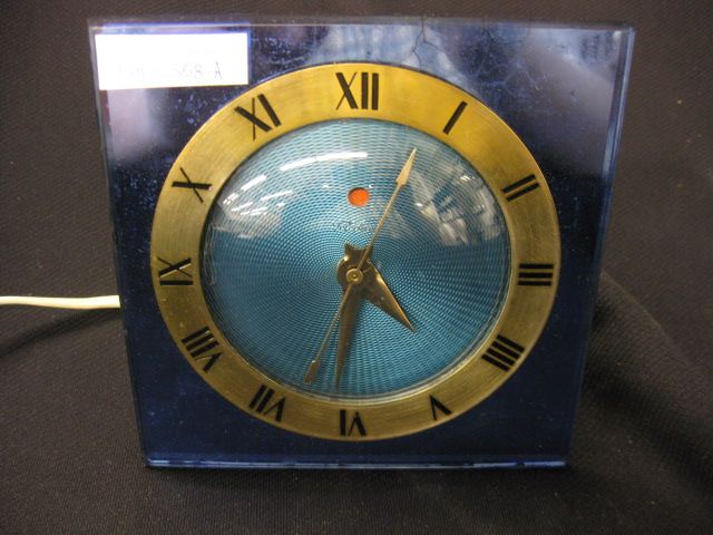 Telechron Deco Clock cobalt