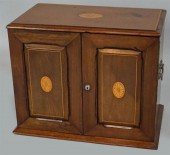 TELEGRAPH CASE OF INLAID WALNU
