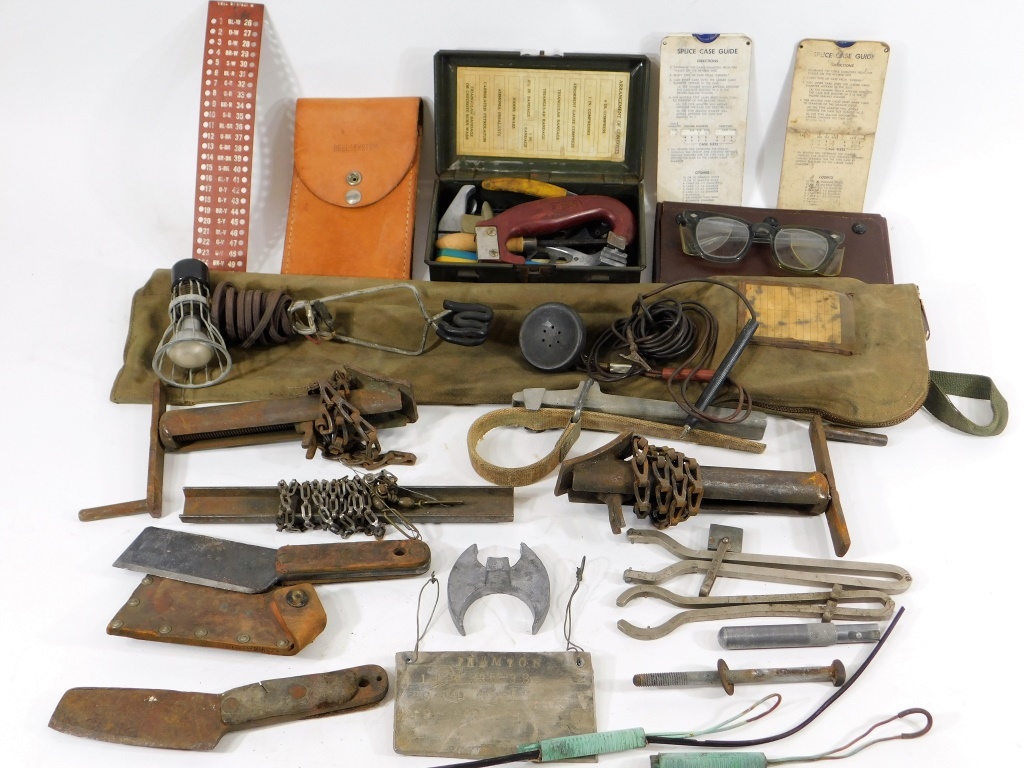 TELEPHONE LINEMAN TOOL EQUIPMENT