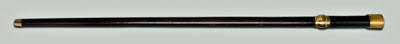 Telescope compass cane, ebony