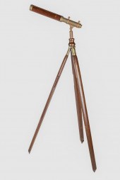 TELESCOPE ON STANDon a tripod