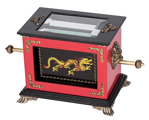 TEMPLE OF DRAGONS AND JEWEL CHEST