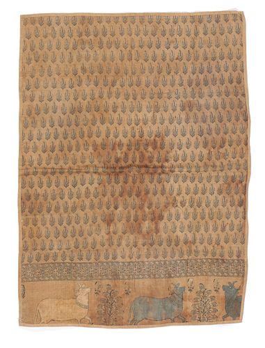 TEMPLE WALL HANGING, INDIA, LATE