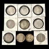 TEN (10) EUROPEAN HALF CROWN S