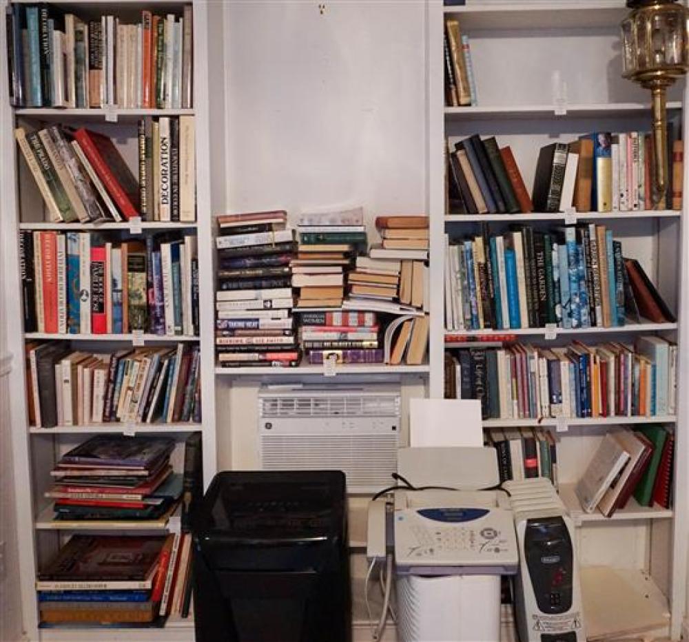 TEN (10) SHELVES OF BOOKSTen (10)