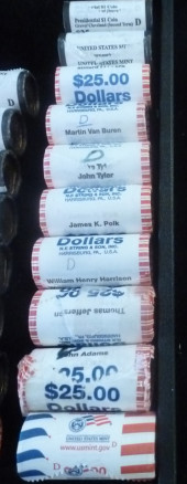 TEN $25 ROLLS, DENVER BU PRESI