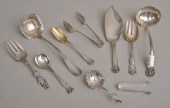 TEN AMERICAN SILVER FLATWARE S