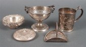 Ten American sterling and coin
