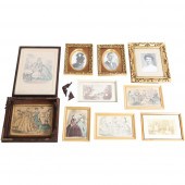TEN ANTIQUE FRAMED PHOTOGRAPHS