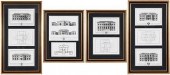 TEN ARCHITECTURAL ENGRAVINGS,