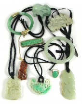 TEN ARTICLES OF JADE AND HARDS