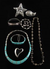 TEN ARTICLES OF STERLING SILVE