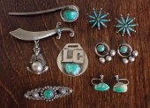 TEN ARTICLES OF TURQUOISE AND