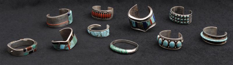 TEN ASSORTED BRACELETS Comprising