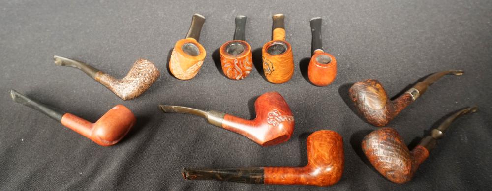 TEN ASSORTED PREDOMINANTLY CARVED