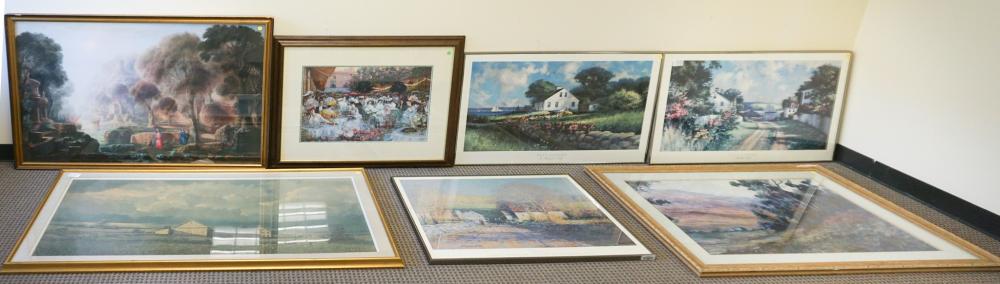 TEN ASSORTED WORKS OF ARTTen