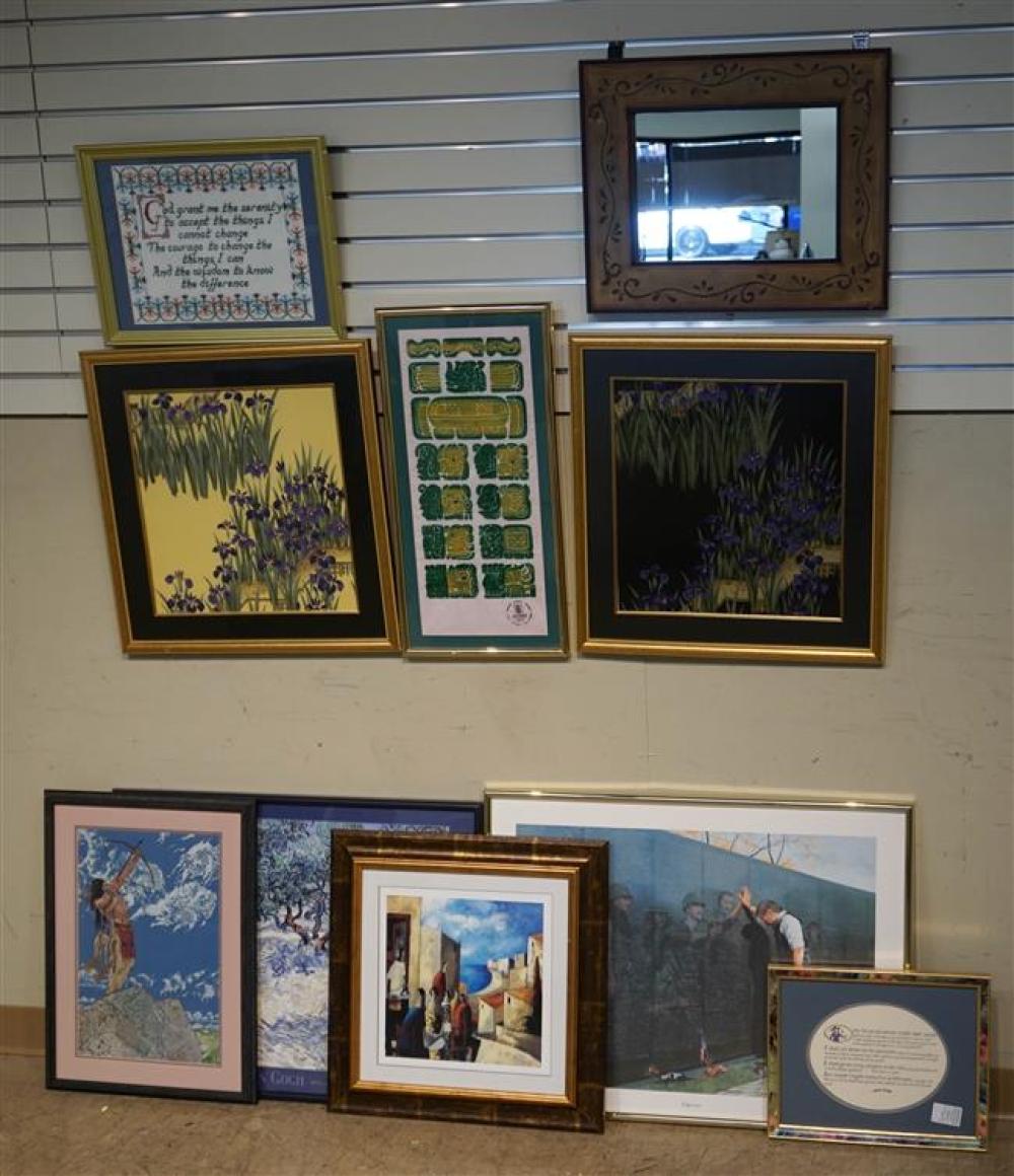 TEN ASSORTED WORKS OF ARTTen