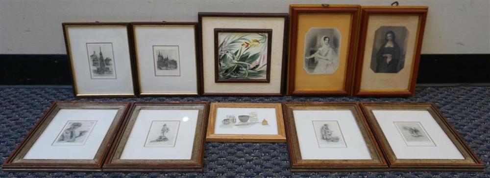 TEN ASSORTED WORKS OF ARTTen