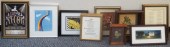 TEN ASSORTED WORKS OF ARTTen A