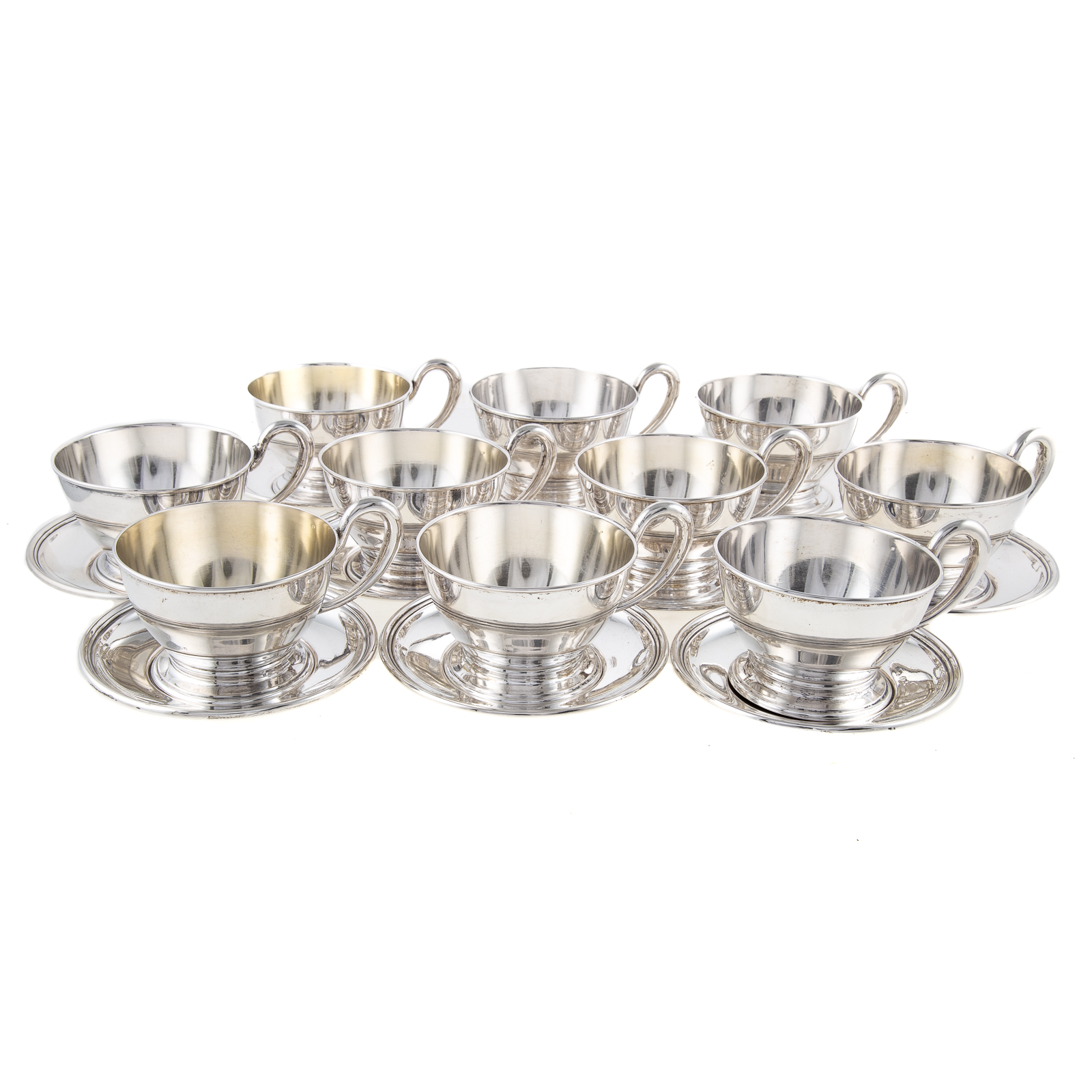 TEN AUSTRO-HUNGARIAN SILVER CUPS