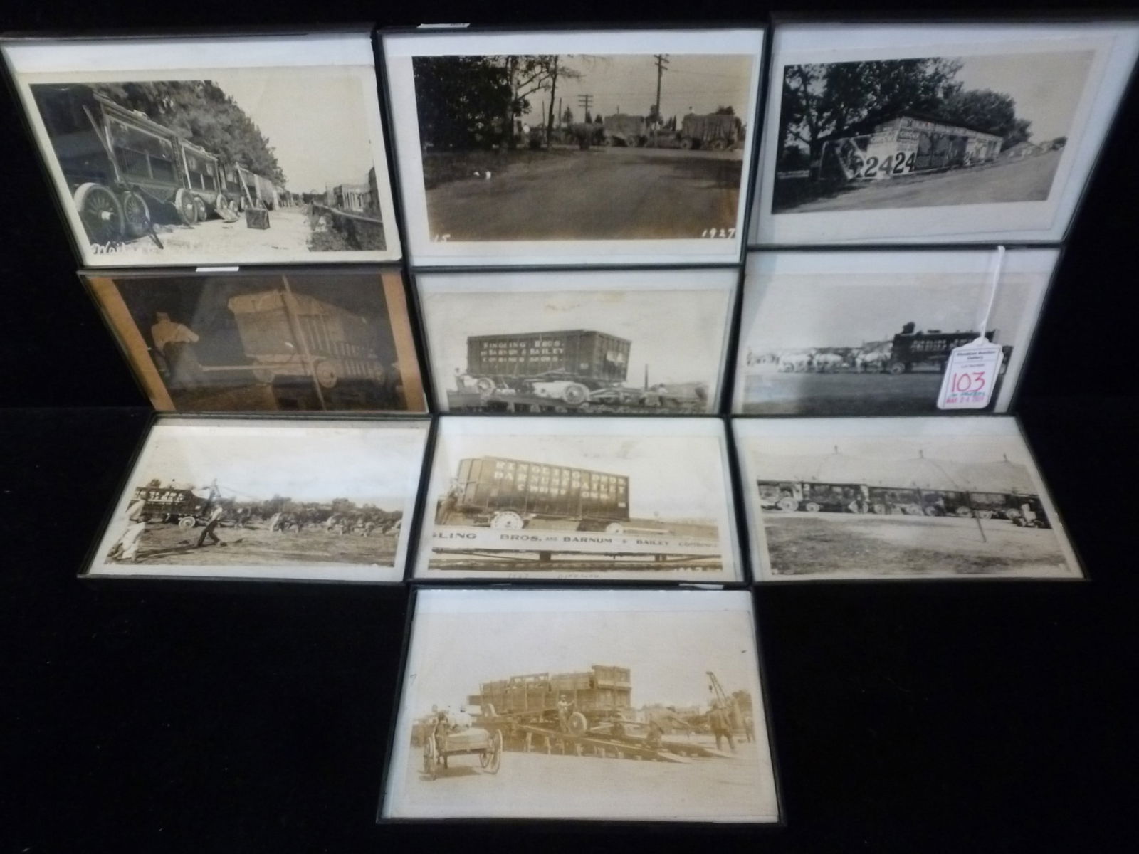 TEN B & W PHOTOGRAPH FROM THE