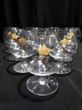 TEN BACCARAT "NAPOLEON" CRYSTA