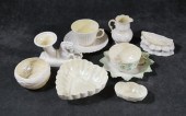 TEN BELLEEK PORCELAIN ITEMS, F