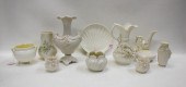 TEN BLACK MARK BELLEEK PARIAN