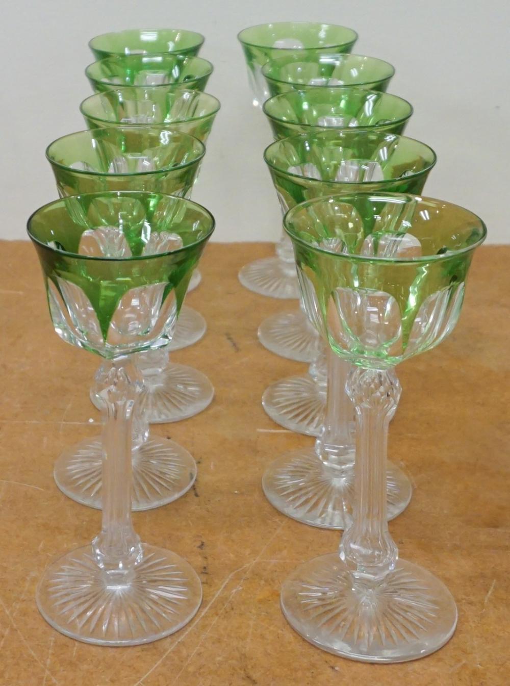 TEN BOHEMIAN EMERALD TO CLEAR