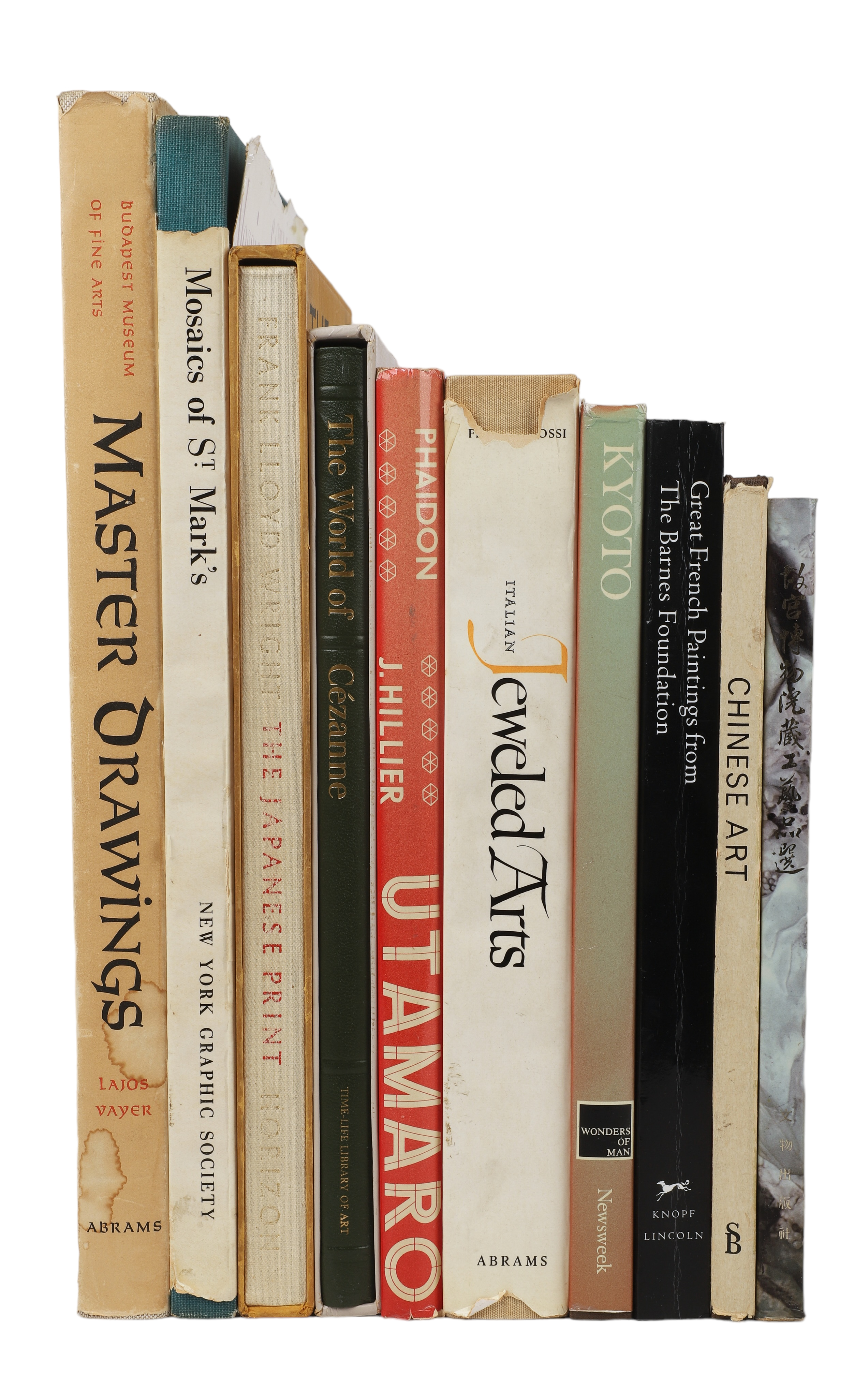 Ten books mainly on art,