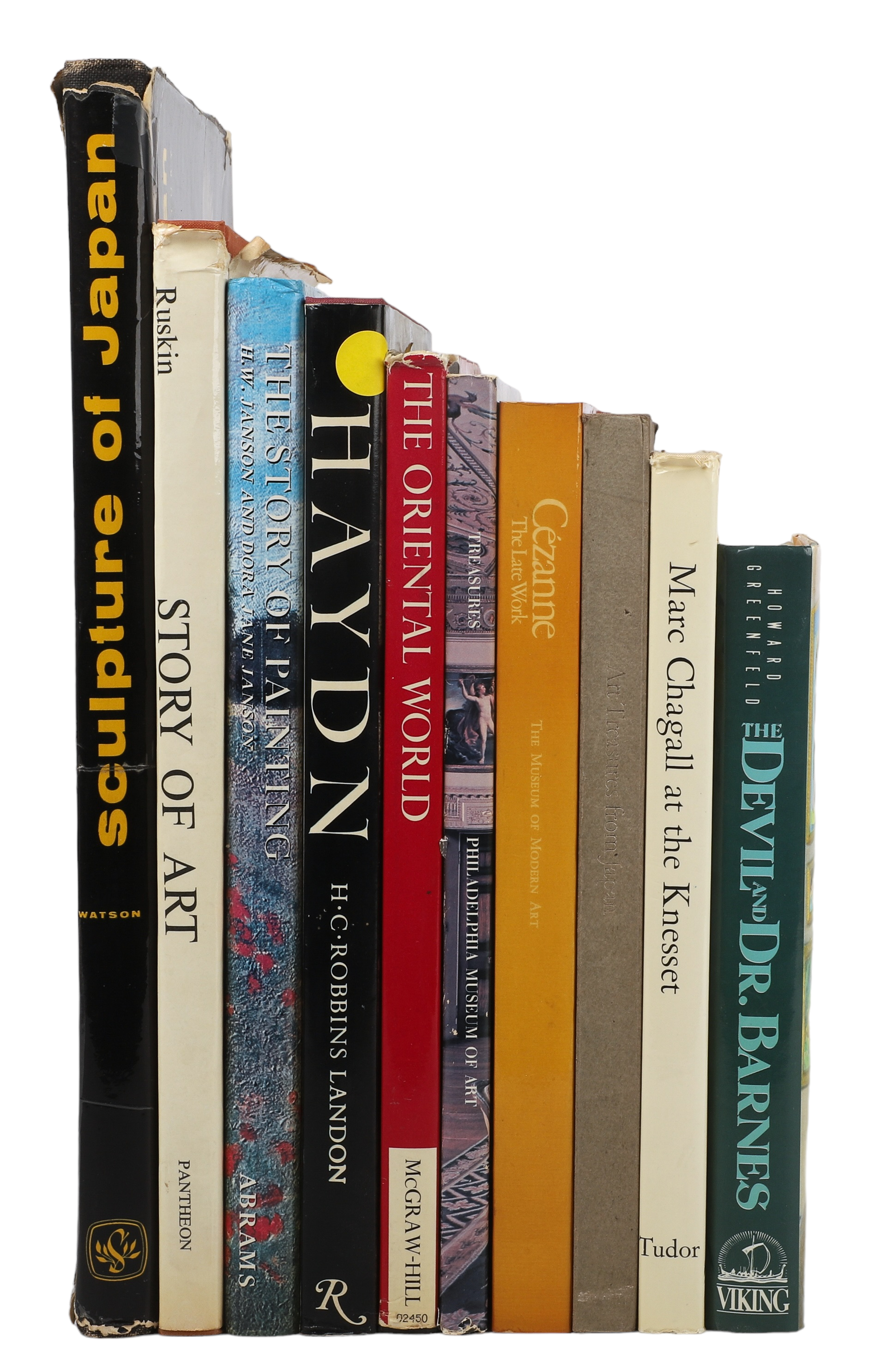Ten books mainly on art,
