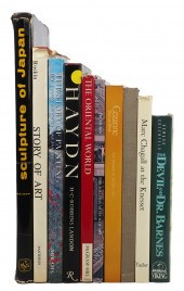 Ten books mainly on art, inclu
