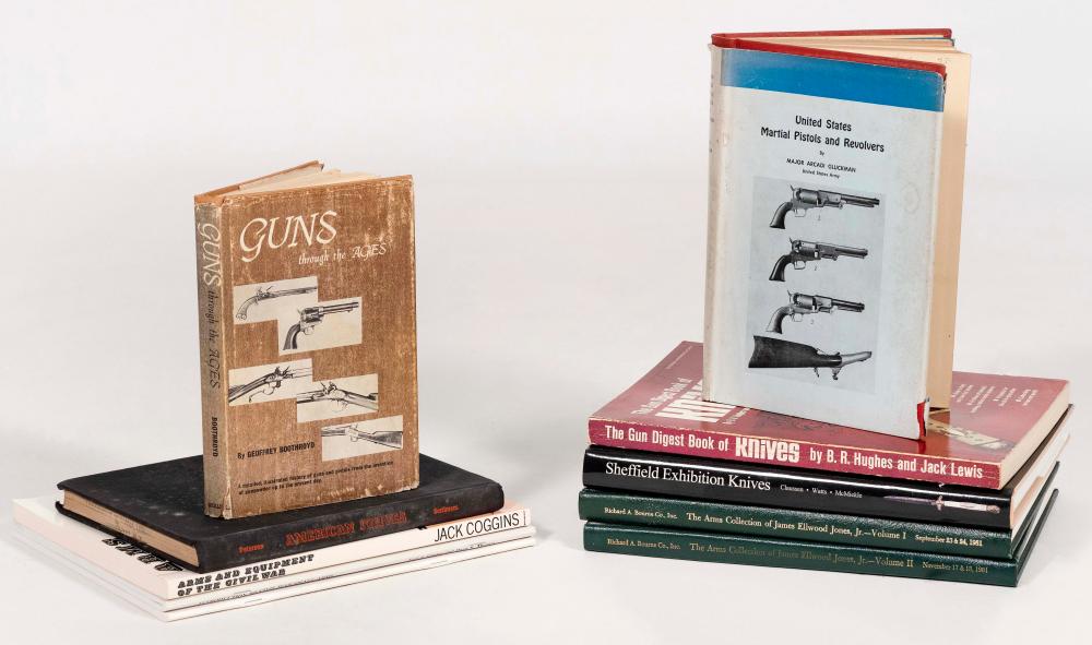 TEN BOOKS ON KNIVES AND WEAPONRYTEN