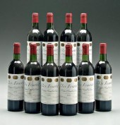 Ten bottles 1982 red Bordeaux