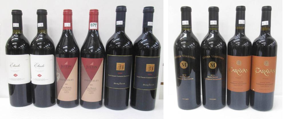 TEN BOTTLES OF VINTAGE CALIFORNIA