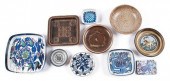 TEN CERAMIC DISHES INCLUDING R