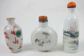 TEN CHINESE PORCELAIN SNUFF BO