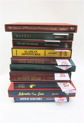 TEN COLLECTIBLE BOOKS in slip cases