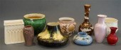 TEN CONTEMPORARY GLAZED CERAMI