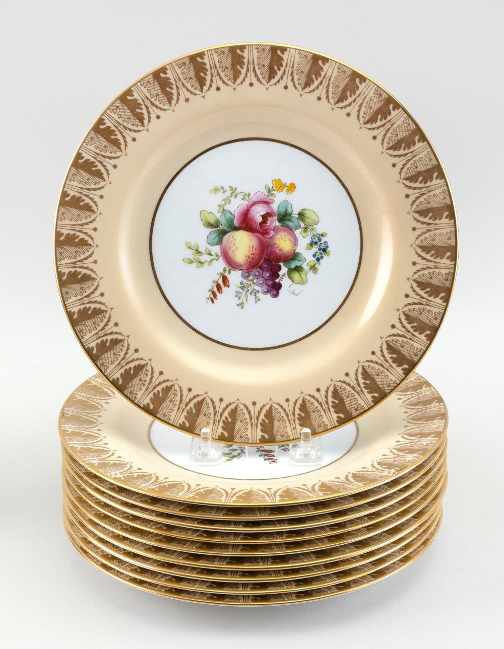 TEN COPELAND SPODE PORCELAIN PLATES